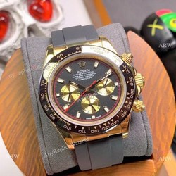 2020 NEW! Rolex Daytona Paul Newman Watch Black Ceramic Bezel