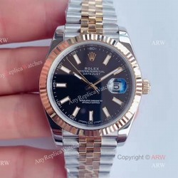 (Noob) AAA Swiss Quality Noob Rolex Datejust Ii 41 Black Dial Jubilee Bracelet Knockoff Watch
