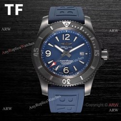 2020 New! Swiss Replica Breitling Superocean Automatic 46mm Watch Black Steel Blue Dial