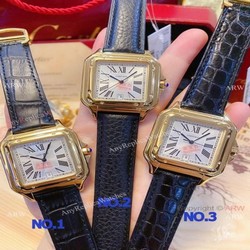 New! Fake Cartier Panthere 38mm Men Watches Gold Case
