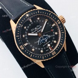 2020 New! Swiss Replica Blancpain Bathyscaphe Moon phase Rose Gold Watch