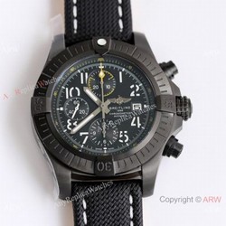 (GF) New Breitling Avenger Chronograph 45 Night Mission DLC Titanium Watch Asia 7750 Replica