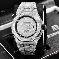 Clone Audemars Piguet Iced Out Full Diamond Watches Stainless Steel