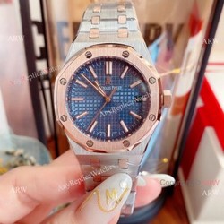 New Replica Audemars Piguet Royal Oak 37mm Lady Watch 2-Tone Rose Gold