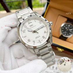 High Quality Copy IWC Pilot Mark XV Watches White Dial Stainless Steel
