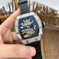 AAA Copy Richard Mille Bubba Watson RM38-01 Men Watch SS Diamond