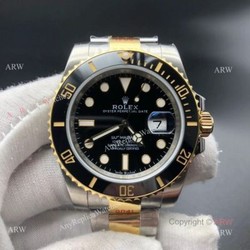 New Two Tone Rolex Submariner 41mm 2020 Replica Watches 904L Steel Swiss 3235 Movement