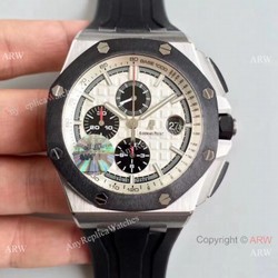 (JF) 1-1 Best Edition Audemars Piguet Royal Oak Offshore Swiss 3126 V2 Chronograph Watch Ceramic Bezel