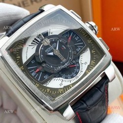 New Copy TAG Heuer Monaco Mikrograph Watch SS Black Dial