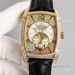 Yellow Gold Parmigiani Fleurier KALPA Diamond Watches Replica For Men