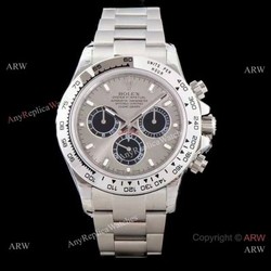 Best 1:1 Replica Rolex Daytona JH Factory 4130 Gray Chronograph Dial Watch 40mm