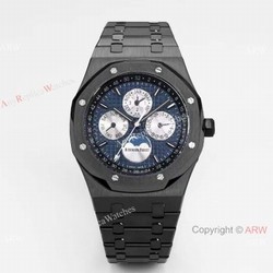 2021 New Swiss Copy Audemars Piguet Perpetual Calendar BF Cal.5134 Watch Blue Dial 41mm