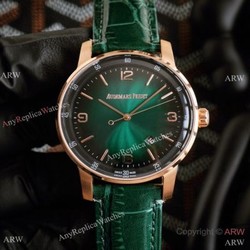 New Copy Audemars Piguet Code 11.59 Watches Green Gradient Dial Rose Gold