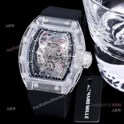Replica Richard Mille RM 56 01 Sapphire Hublot Black Rubber Band Watch