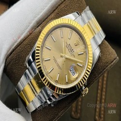 (VSF) New VSF Datejust 41 Gold Dial Swiss 3235 Automatic Watch Replica