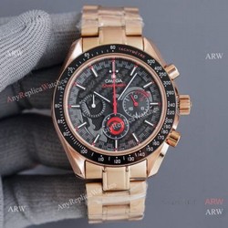 New Replica Omega Speedmaster Moonwatch Rose Gold Chronograph