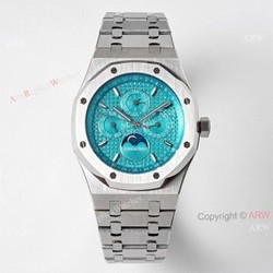 BF Audemars Piguet Perpetual Calendar Moonphase Blue Dial AP 26574 Swiss Replica Watch