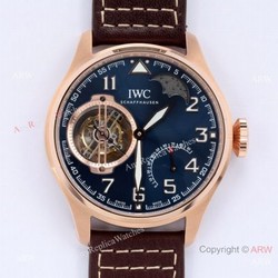 BBR Swiss Replica IWC Big Pilots Constant-Force Tourbillon Mens Watch Rose Gold Case