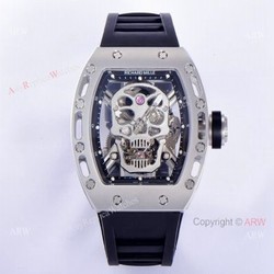 JB Factory Richard Mille Skull Watch For Sale RM 52-01 Tourbillon For Men Replica