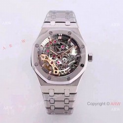 New Copy Audemars Piguet Royal Oak Skeleton Dial Watches Women 37mm