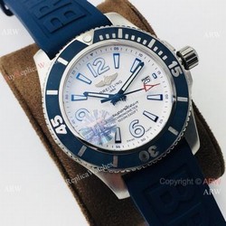 2021 New! TF Factory Breitling Superocean 44 Automatic White Dial Watch 2824 Movement