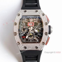 Diamond Richard Mille 011 Watch Automatic Richard Mille Watch Replica AAA Quality