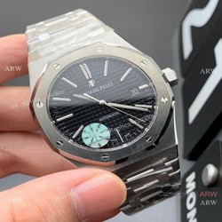 JF Factory Audemars Piguet Royal Oak JF 3120 Black Dial Watch 41mm