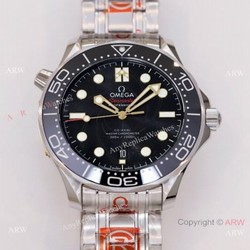 Super Clone Omega Seamaster Diver 300m &8216;James Bond Limited Edition OR 8800 Watch Stainless Steel