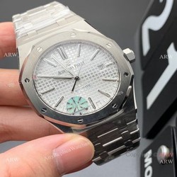 JF Factory Audemars Piguet Royal Oak JF 3120 Watch 41mm Silver Dial