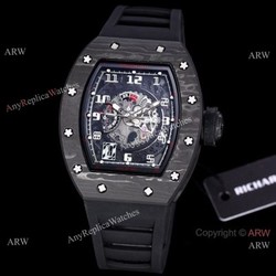 Best Copy Richard Mille RM 030 White Rush Carbon Fiber Watch In All Black