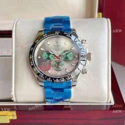 AAA Quality Replica Rolex Daytona Black Ceramic  Green Subdials