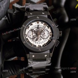 2021 Copy Hublot Geneve Big Bang Skull All Black Watches