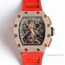 Diamond Richard Mille RM 11-FM Felipe Massa Chronograph Watches Best Replica