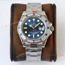 (ROF) Swiss Grade Copy Rolex YachtMaster Custom Edition Diamond Watch 2021 New!