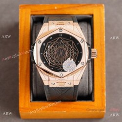 Z Factory Copy Hublot Big Bang Sang Bleu Watch Rose Gold Citizen Movement