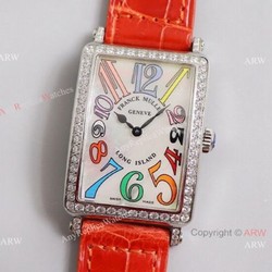 2021 New Franck Muller Long Island 952QZ Diamond Bezel Watch  Brands 1:1 Copy Watch