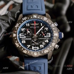 NEW Copy Breitling Endurance Pro Swiss Quartz Watch Blue Rubber Strap