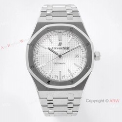 New! ZF Factory V2 Version Audemars Piguet Royal Oak Silver Dial 15400 Watch