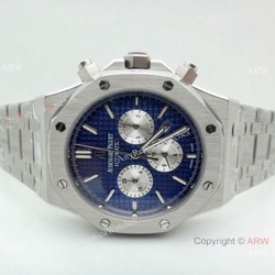 Best Replica Audemars Piguet Royal Oak Blue Chronograph Watch 41mm