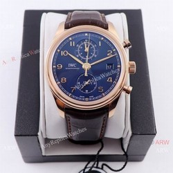 Swiss Replica ZF Factory IWC Portuguese Classic Bucherer Blue Edition Watch New!