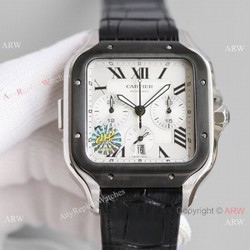 JH Swiss Grade Cartier Santos de Cartier Chronograph WSSA0017 Watch