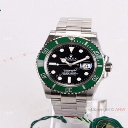 Swiss Grade 1 Rolex Green Submariner 1:1 VS 3235 New 41mm Watch  72 Power Reserve
