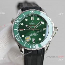 JH Factory Swiss Omega Seamaster James bond 8500 Watch Black Rubber Strap