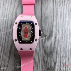 Swiss Quality Copy Richard Mille Rm007-1 Women Watch PinkRose Gold Case