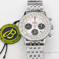 GF V2 Replica Breitling Navitimer B01 Chronograph Watch Panda Dial  Best 1:1 Watches