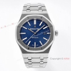 New! ZF Factory V2 Version Audemars Piguet Royal Oak 15400 Watch Stainless Steel Blue Dial