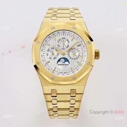 2021 New BF Factory Audemars Piguet Perpetual Calendar Watch Yellow Gold Cal.5134 Movement