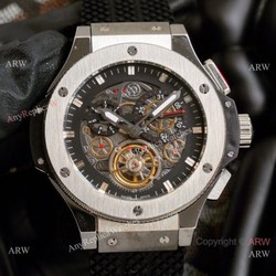 2021 Copy Hublot Big Bang Tourbillon 45mm Watches Stainless Steel