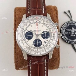 Swiss Grade Copy Breitling Navitimer B01 7750 Chronograph Watch Blue Subdials