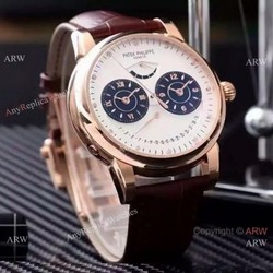 Patek Philippe Geneve Power Reserve Watches Rose Gold Case